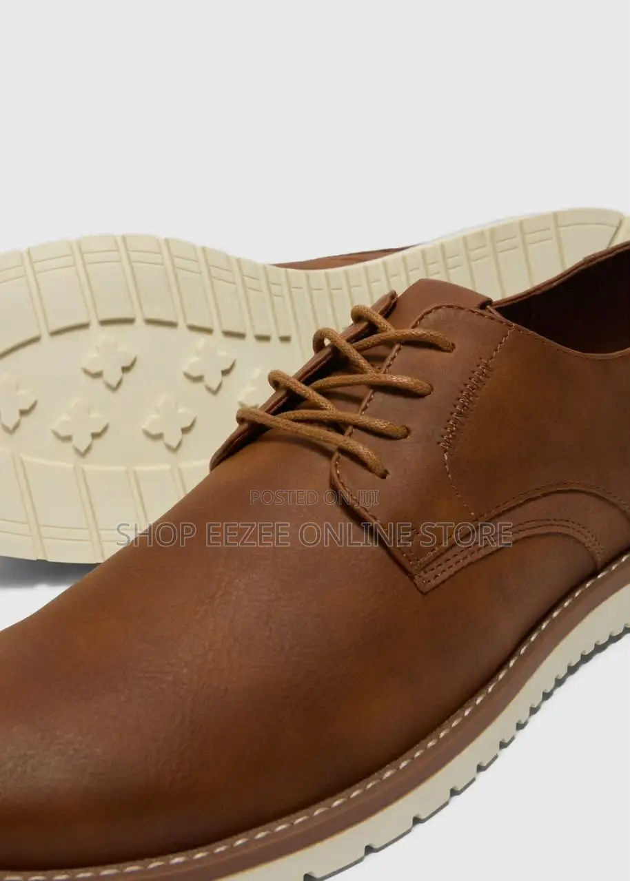 Men Tan Faux Leather Shoe