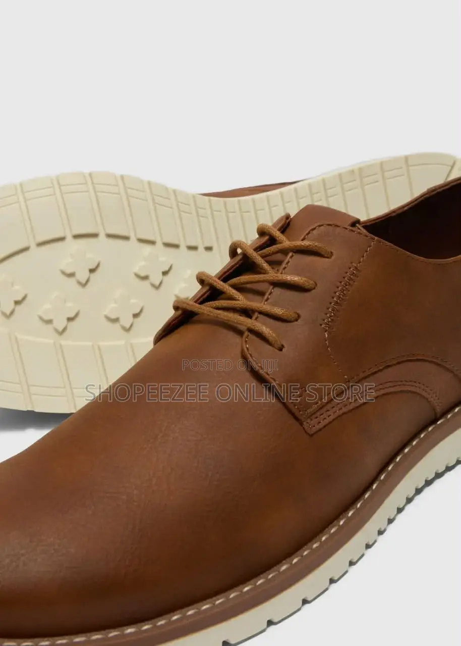 Men Tan Faux Leather Shoe