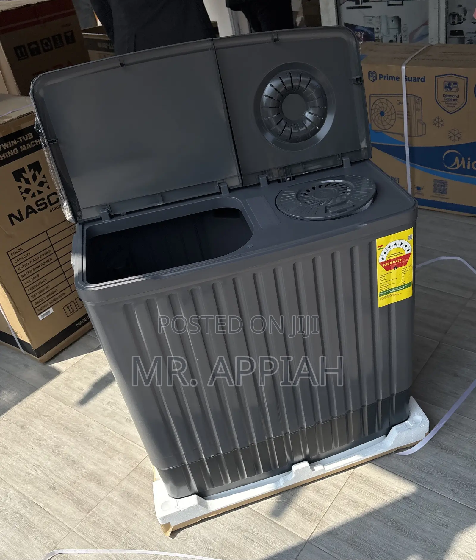 Shop Affordable Nasco 11kg Twin Tub Washing Machine(dark Gray)