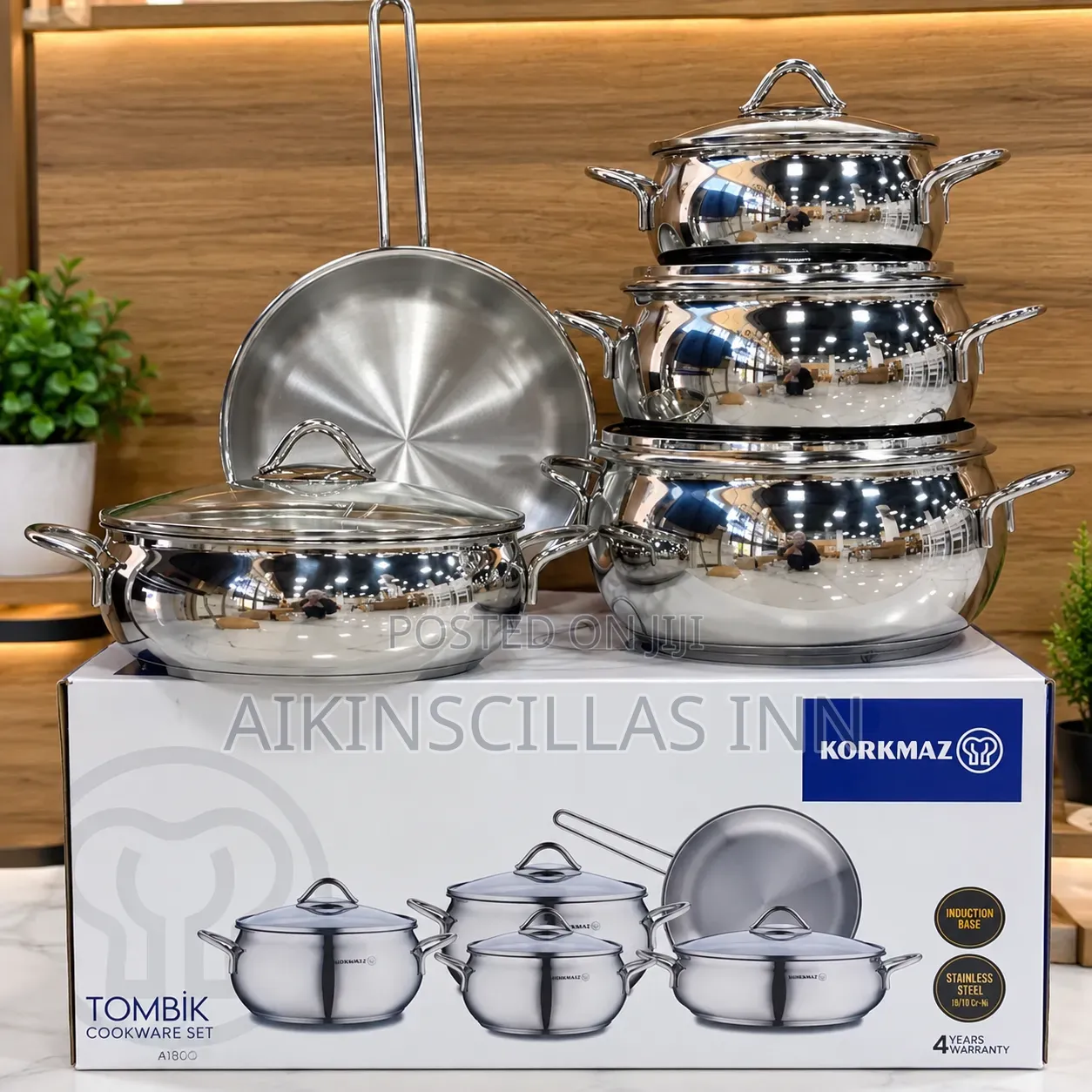 Original Korkmaz Stainless Cookware