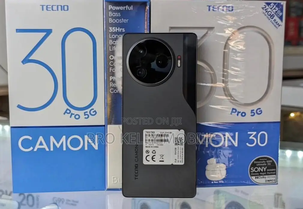 New Tecno Camon 30 Pro 5G 512 GB Black