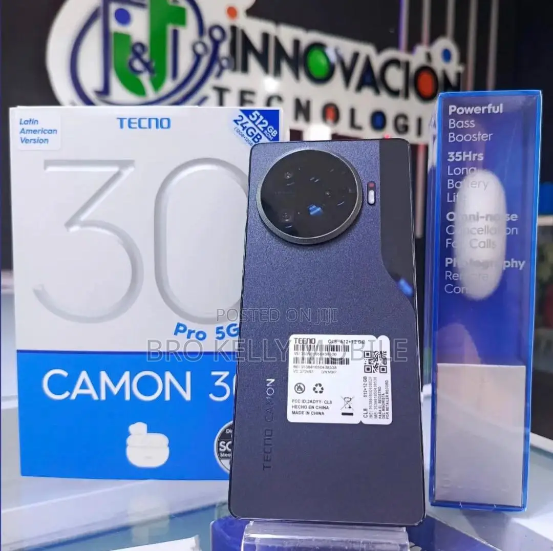 New Tecno Camon 30 Pro 5G 512 GB Black