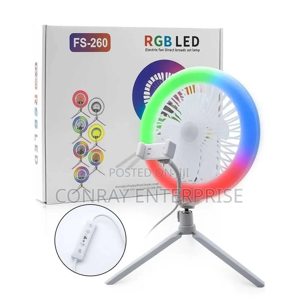 Video Making Kit (Lights and Fan)