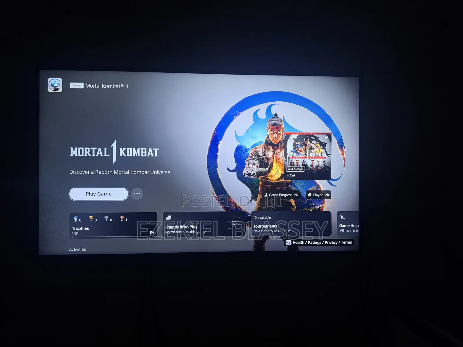 Mortal Kombat 1 Ps5 Game