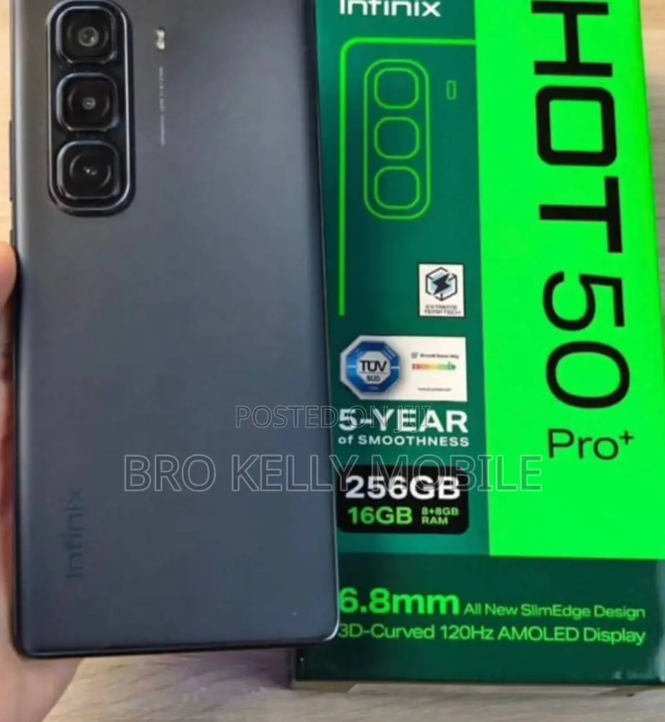 New Infinix Hot 50 Pro+ 4G 256 GB Black