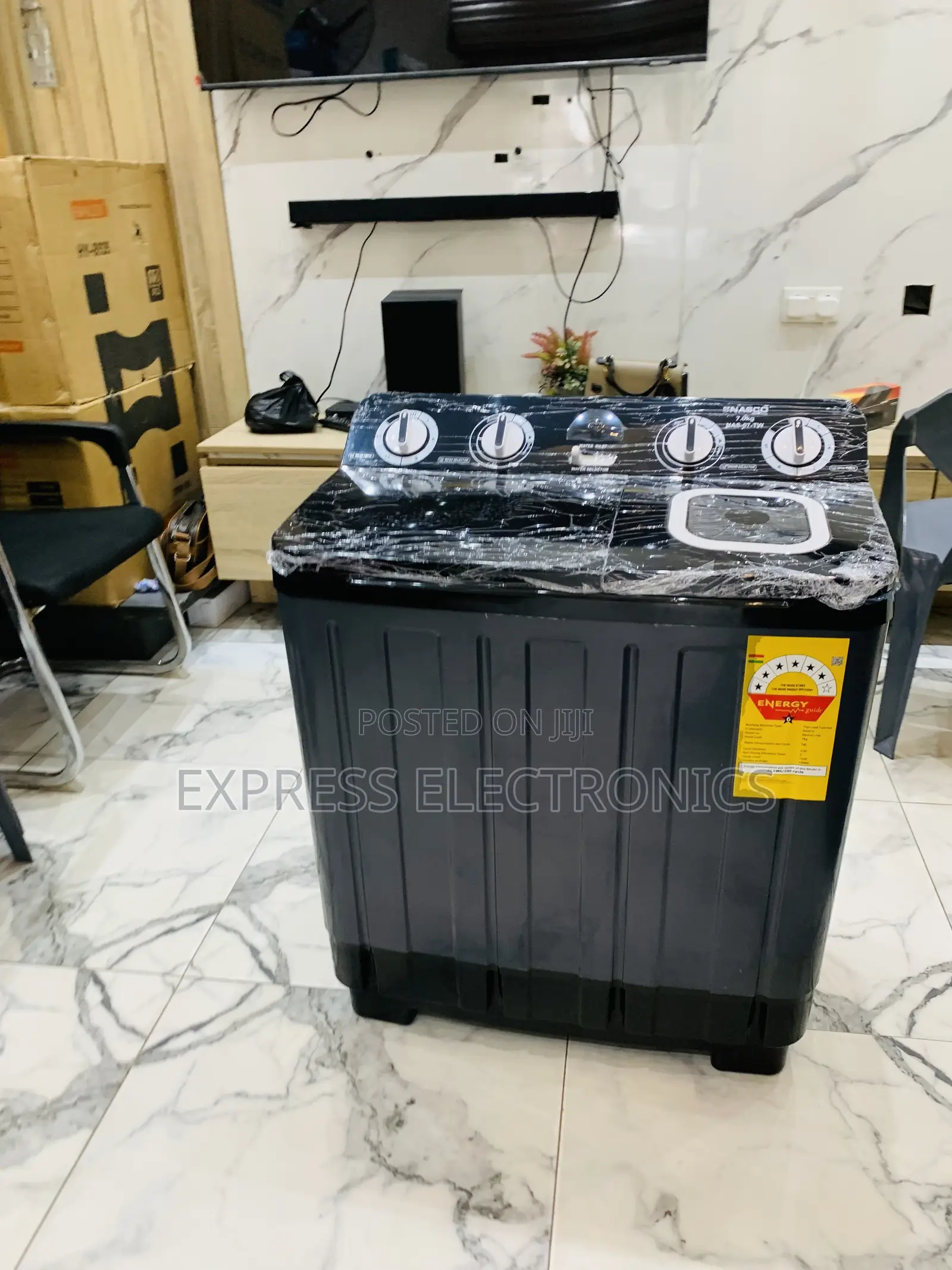 Limited Stock Nasco NAS-07-TW 7kg Semi Auto Twin Tub Washing Machine