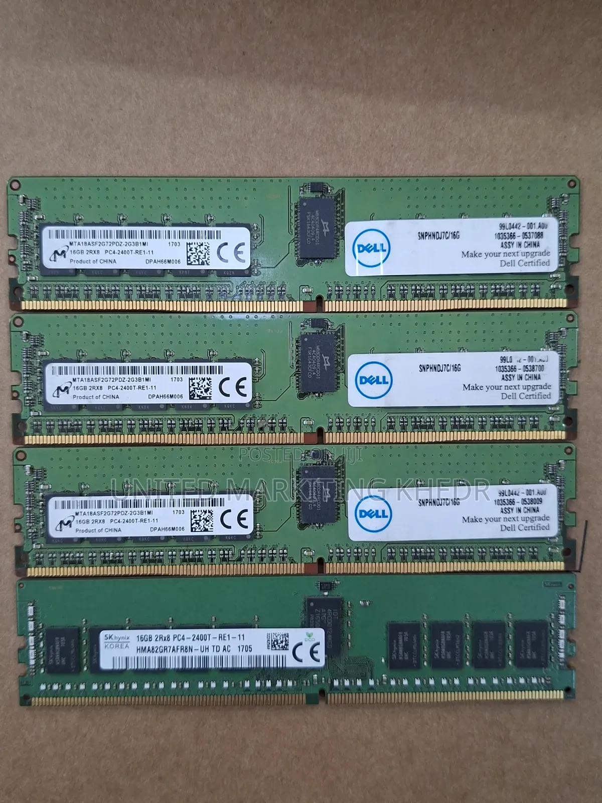 Dell 16GB 2Rx8 PC4-2400T-RE1-11
