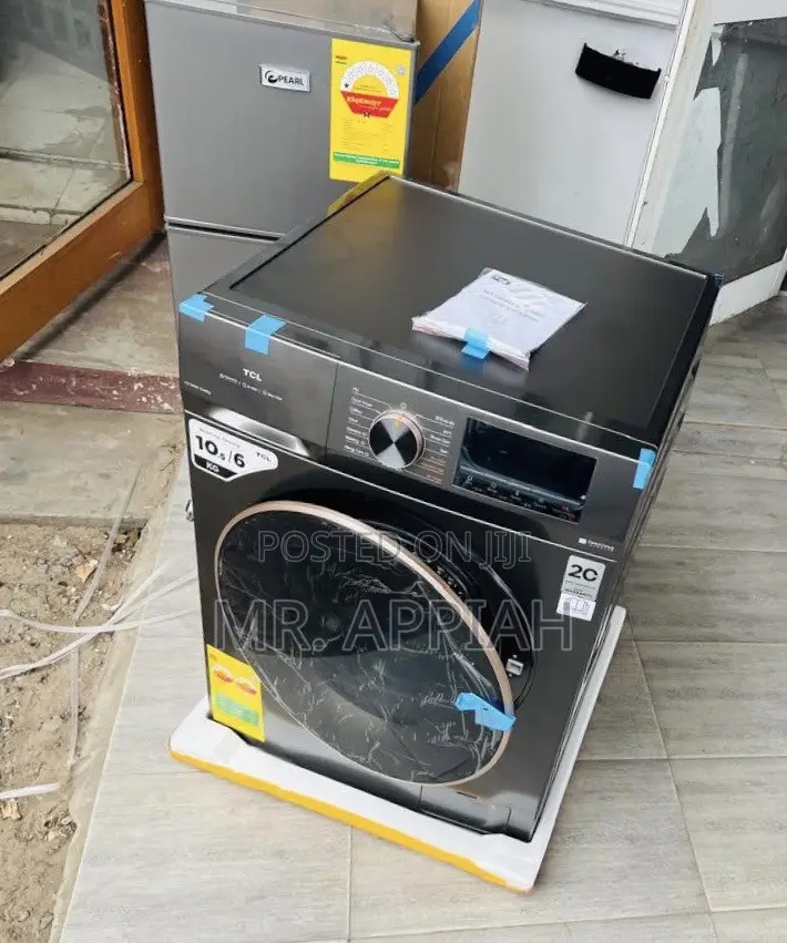 Super Classic TCL 10.5kg Front Load Washing Machine W/Dryer(Gray)