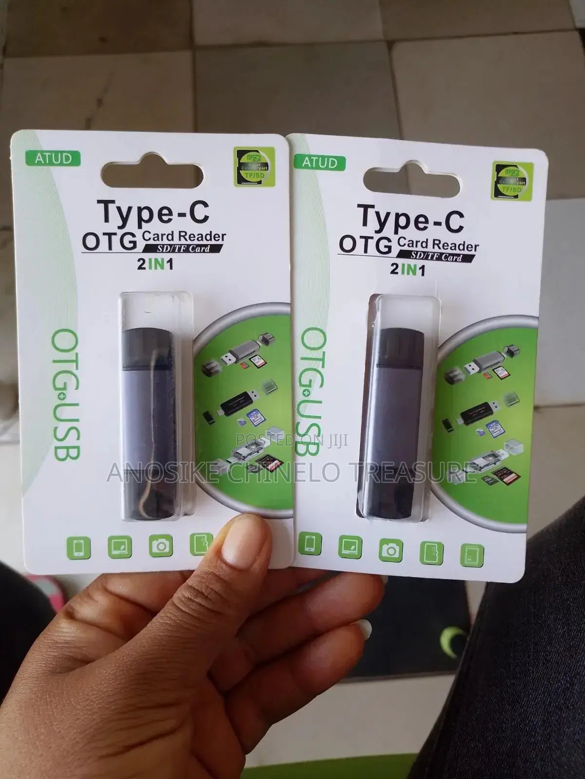 Type -C Card Reader OTG 2 in 1