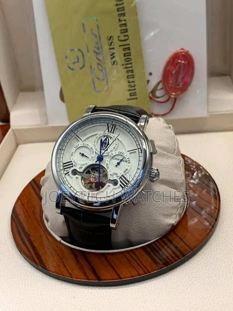 Luxury Cartier-Inspired Perpetual Automatic Watch