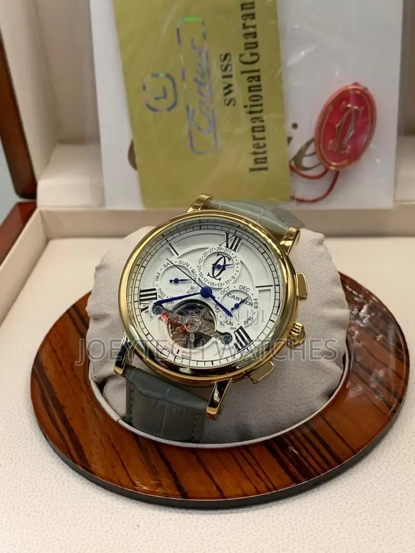 Luxury Cartier-Inspired Perpetual Automatic Watch