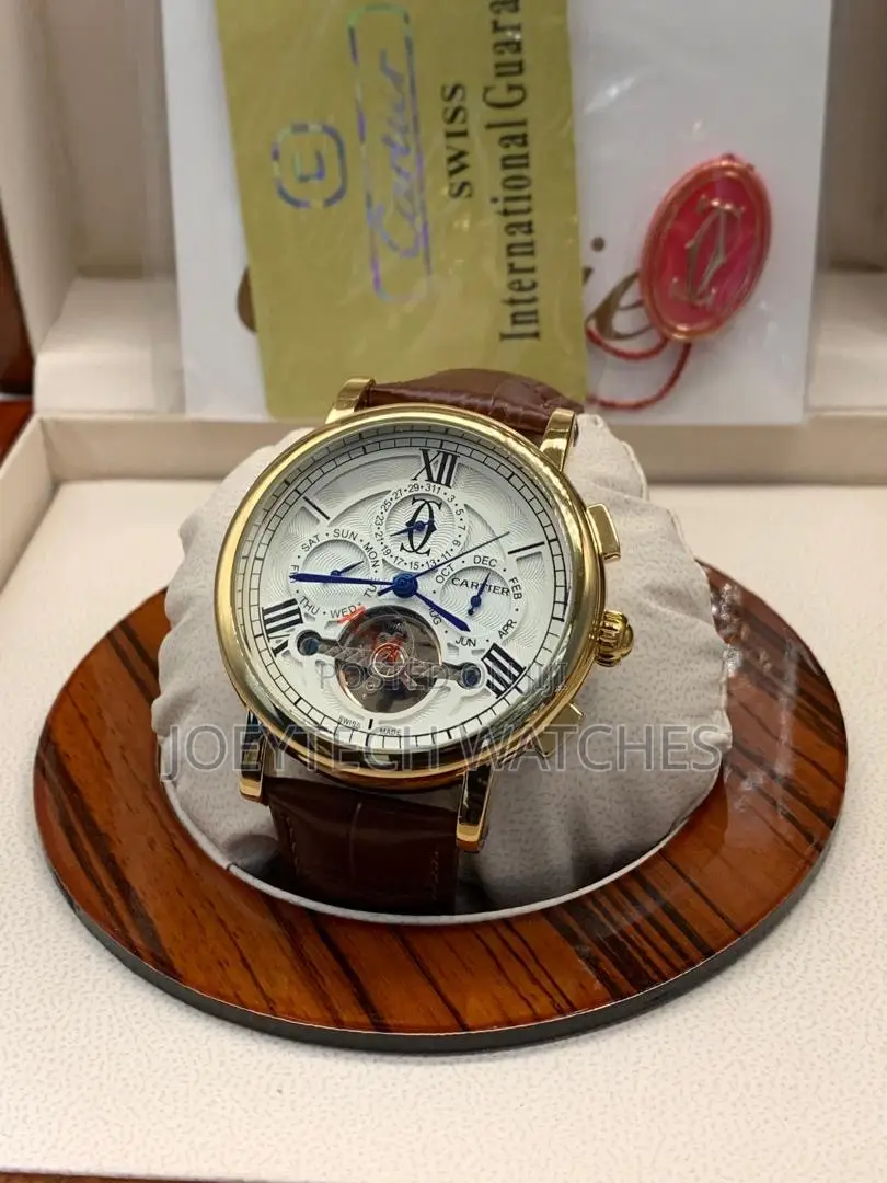 Luxury Cartier-Inspired Perpetual Automatic Watch