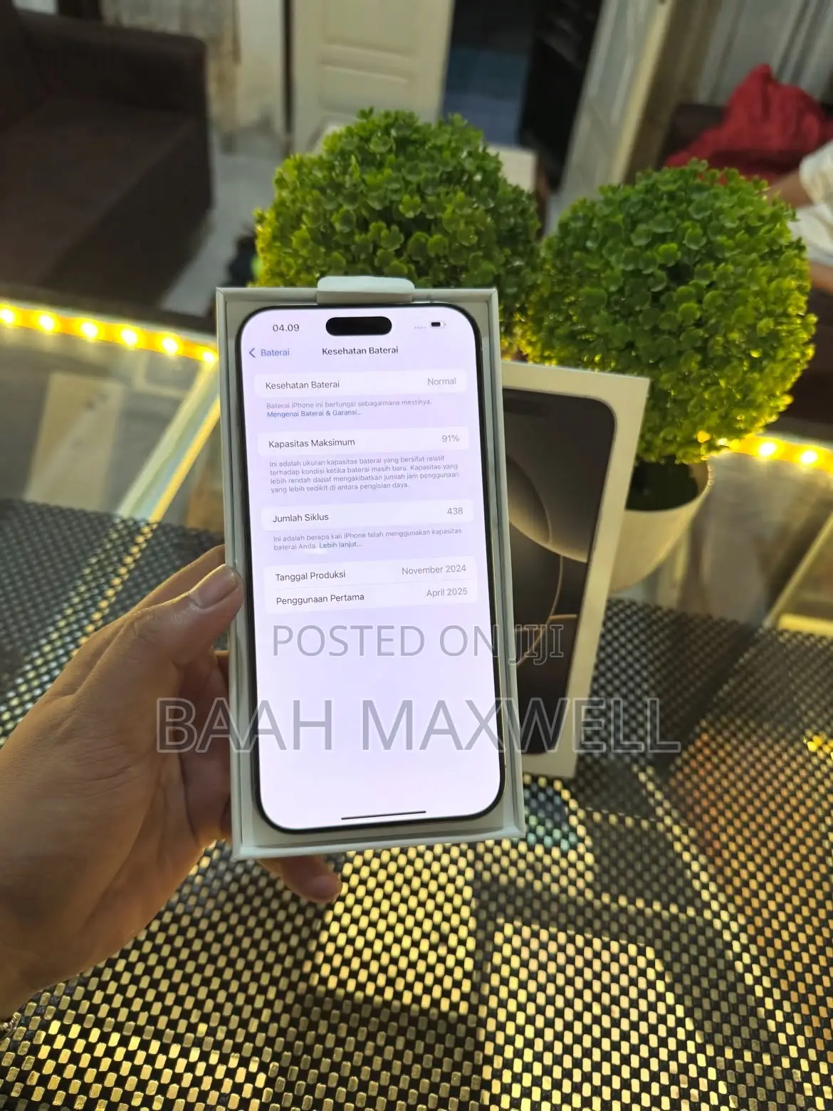 Apple iPhone 16 Pro Max 256 GB Silver