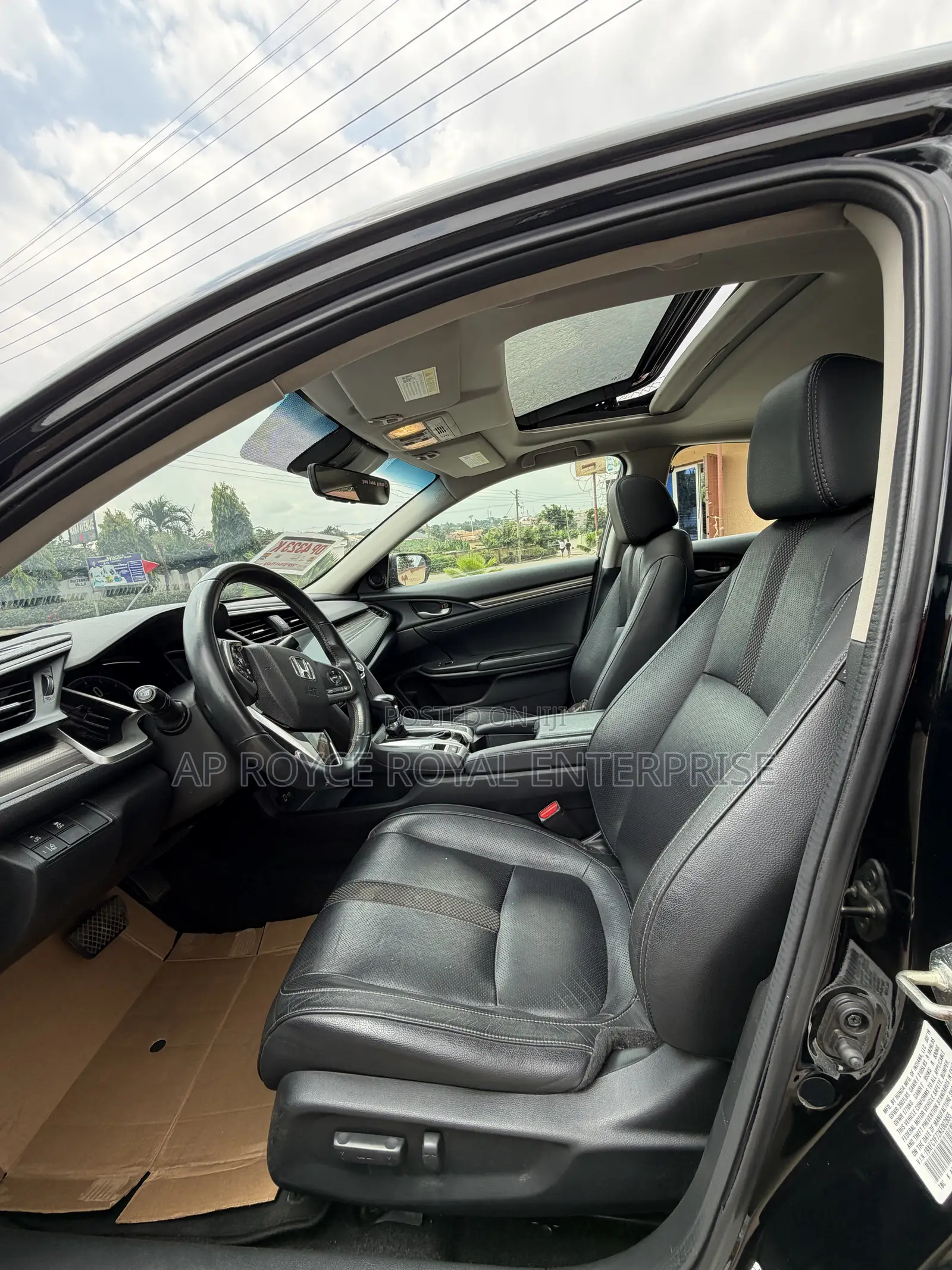 Honda Civic EX-L Sedan 2019 Black