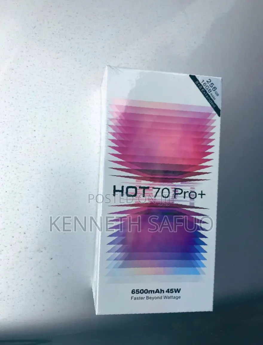 New Infinix Hot 70 Pro 5G+ 256 GB Black