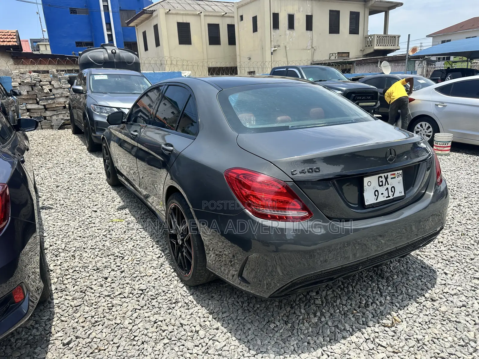 Mercedes-Benz C400 2017 Matt Black