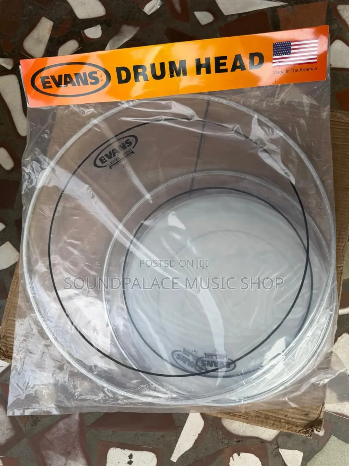 Evans Level 360 5set Drumheads or Drum Vellum