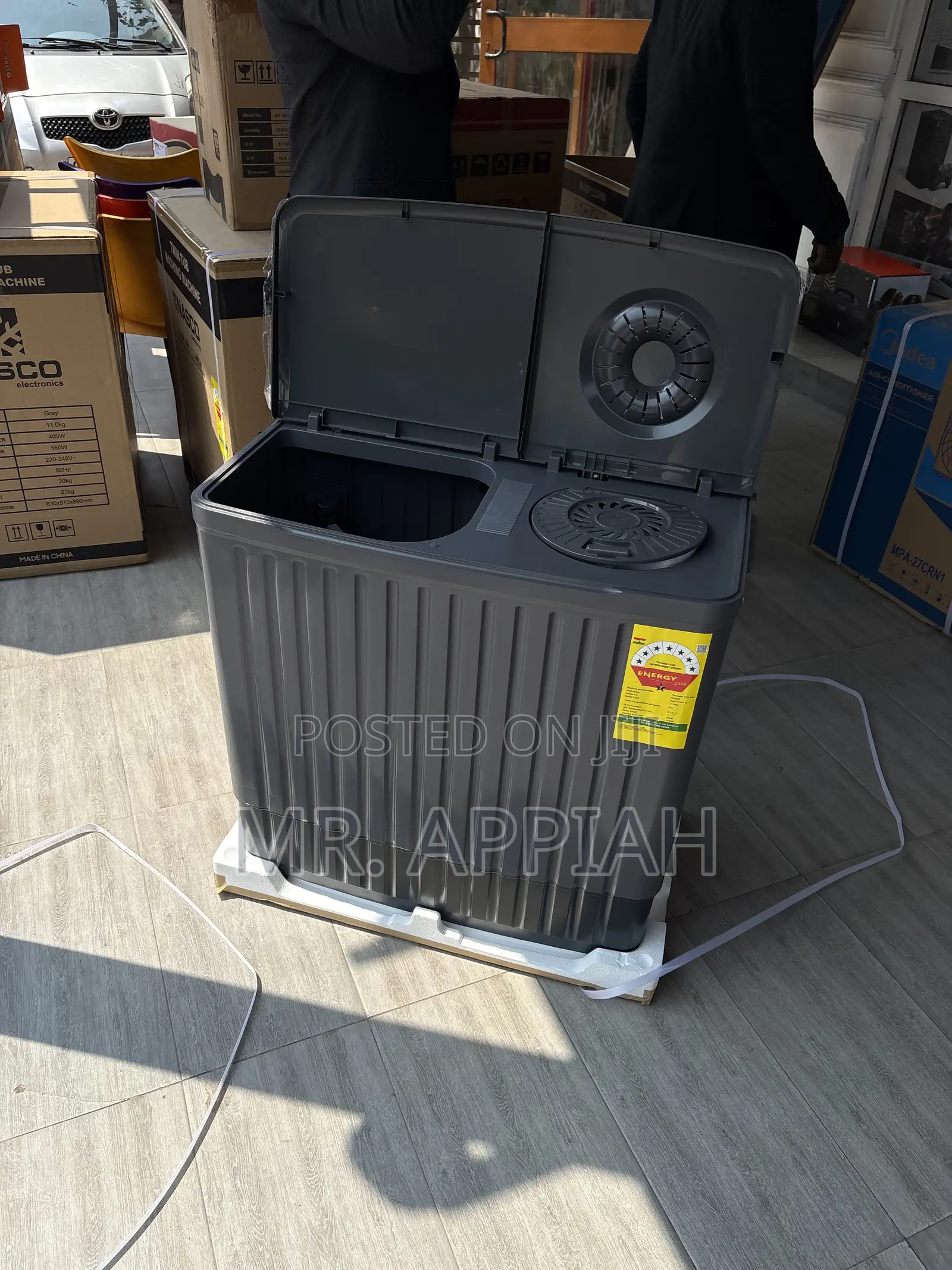 Check Out TCL 11kg Semi-Automatic Washing Machine(dark Gray)