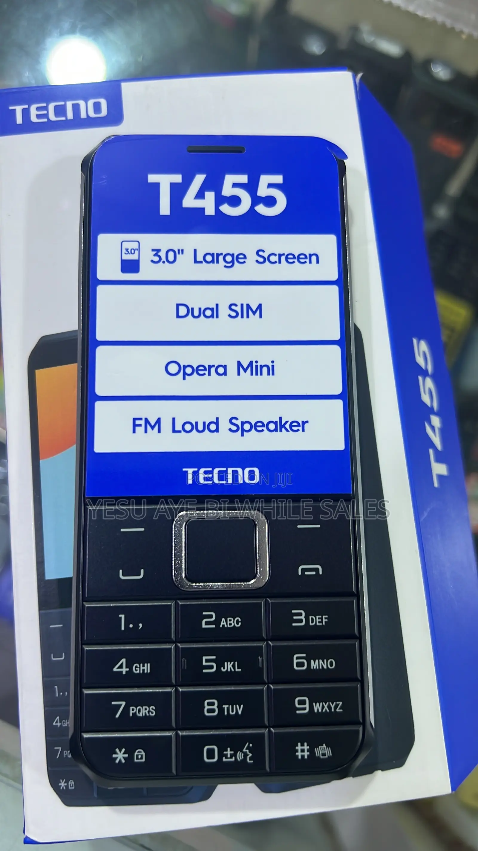 New Tecno T455 Black