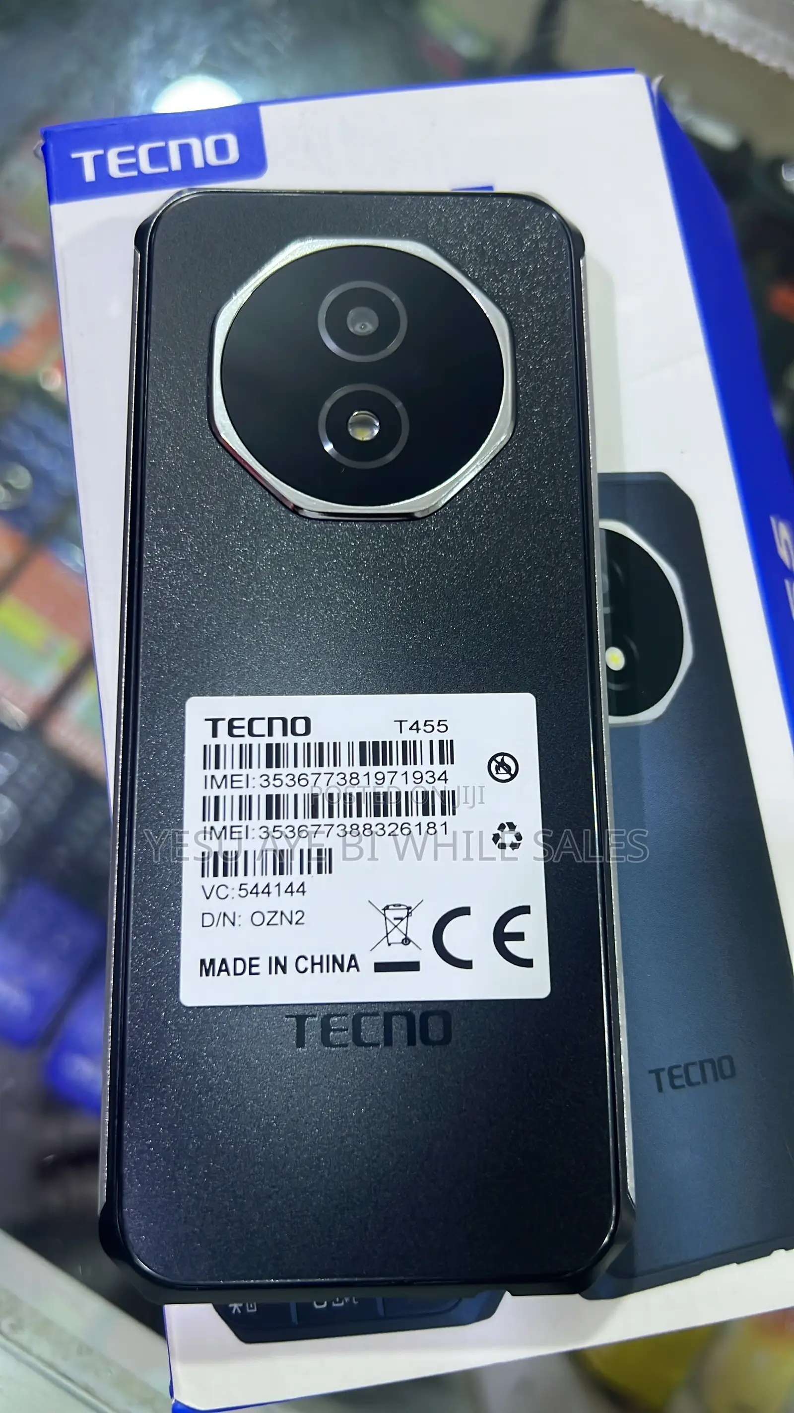New Tecno T455 Black