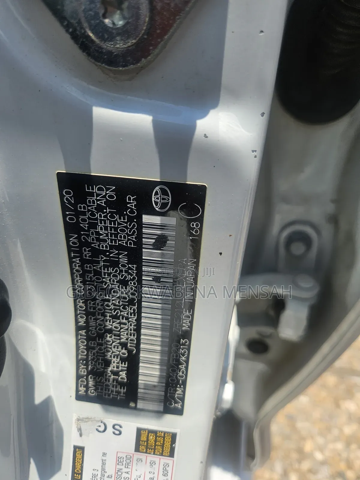 Toyota Corolla SE 2020 White