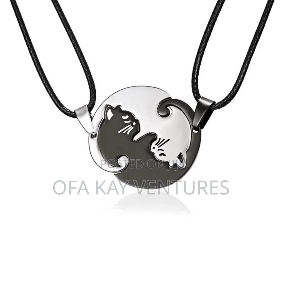 Cat Couple Love Necklace