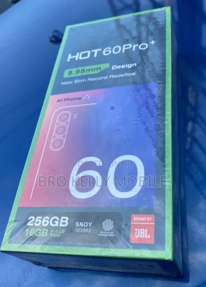 New Infinix Hot 60 Pro+ 256 GB Bronze