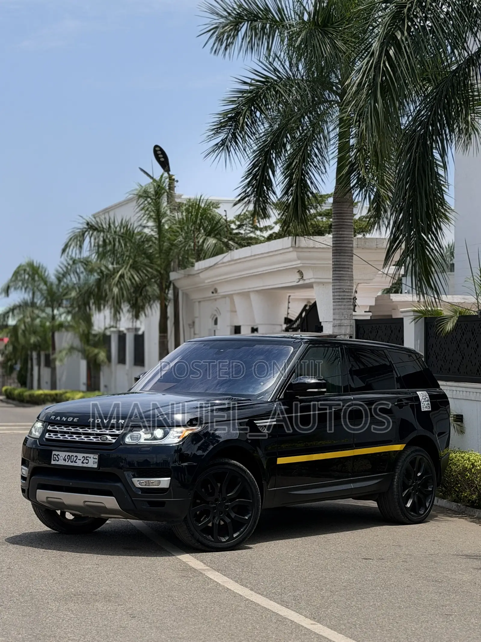 Land Rover Range Rover Sport HSE 4x4 (3.0L 6cyl 8A) 2016 Black