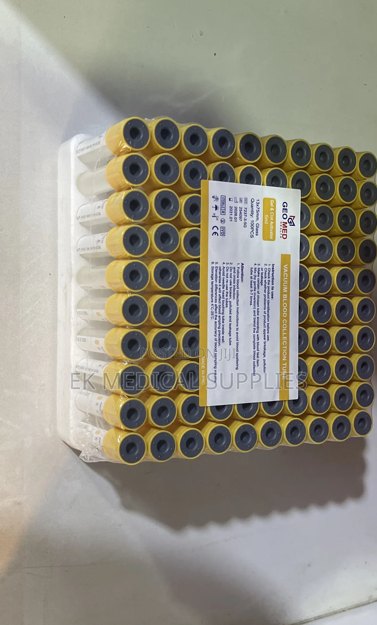 Gel Clot Activator Tubes