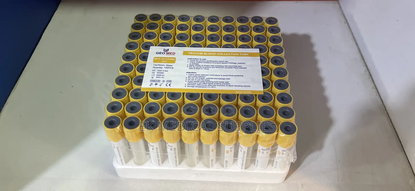 Gel Clot Activator Tubes