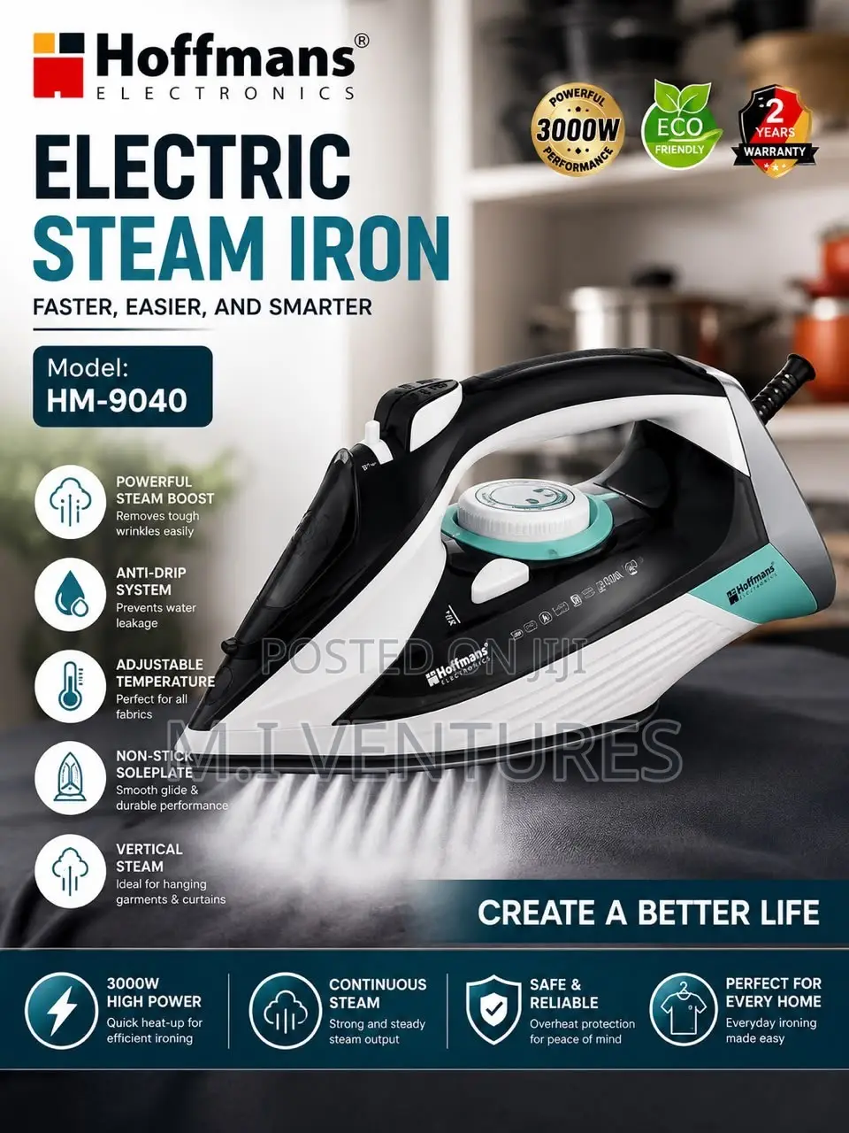 Hoffmans Steam Iron