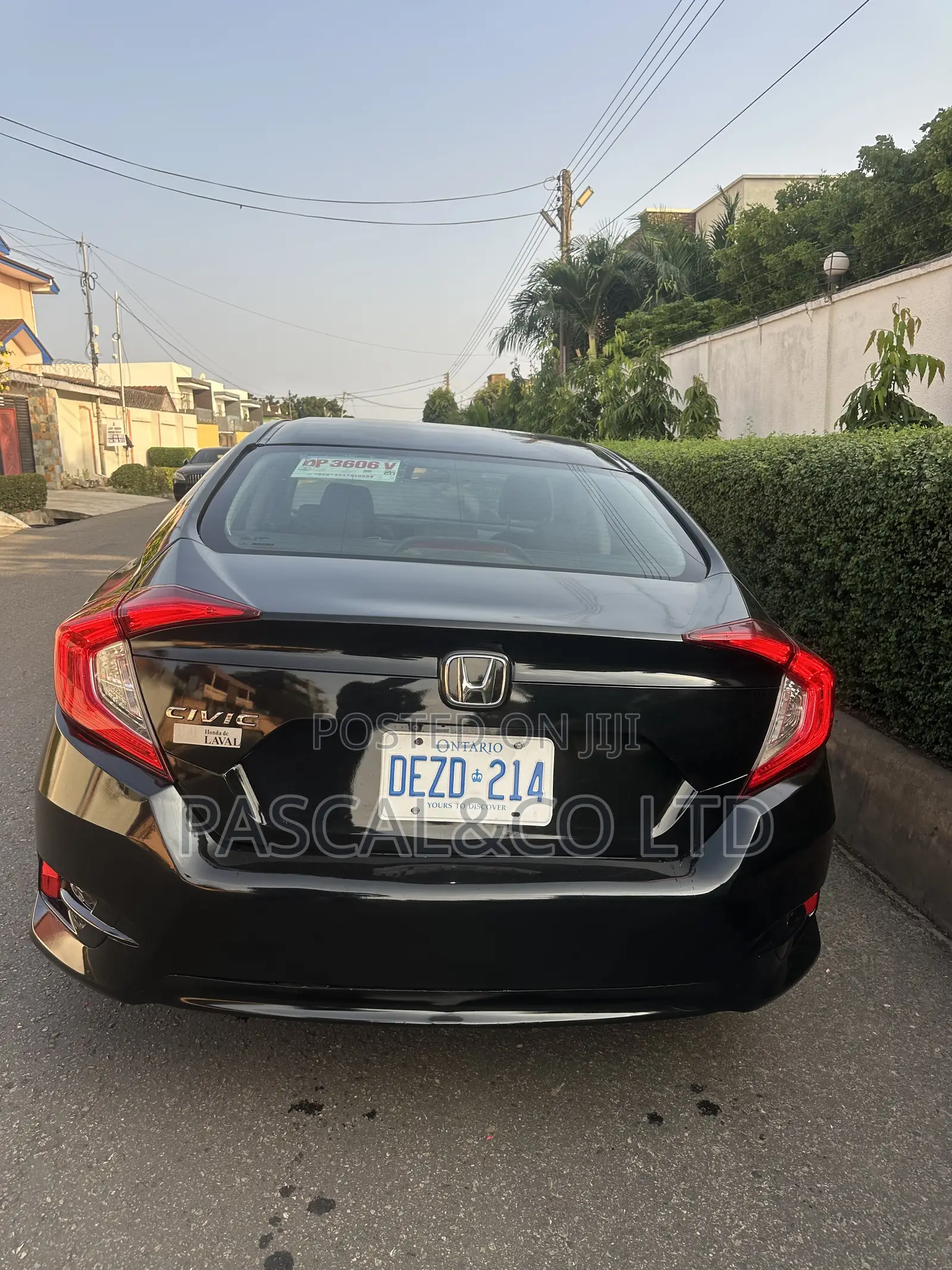 Honda Civic EX 4dr Sedan (2.0L 4cyl) 2017 Black