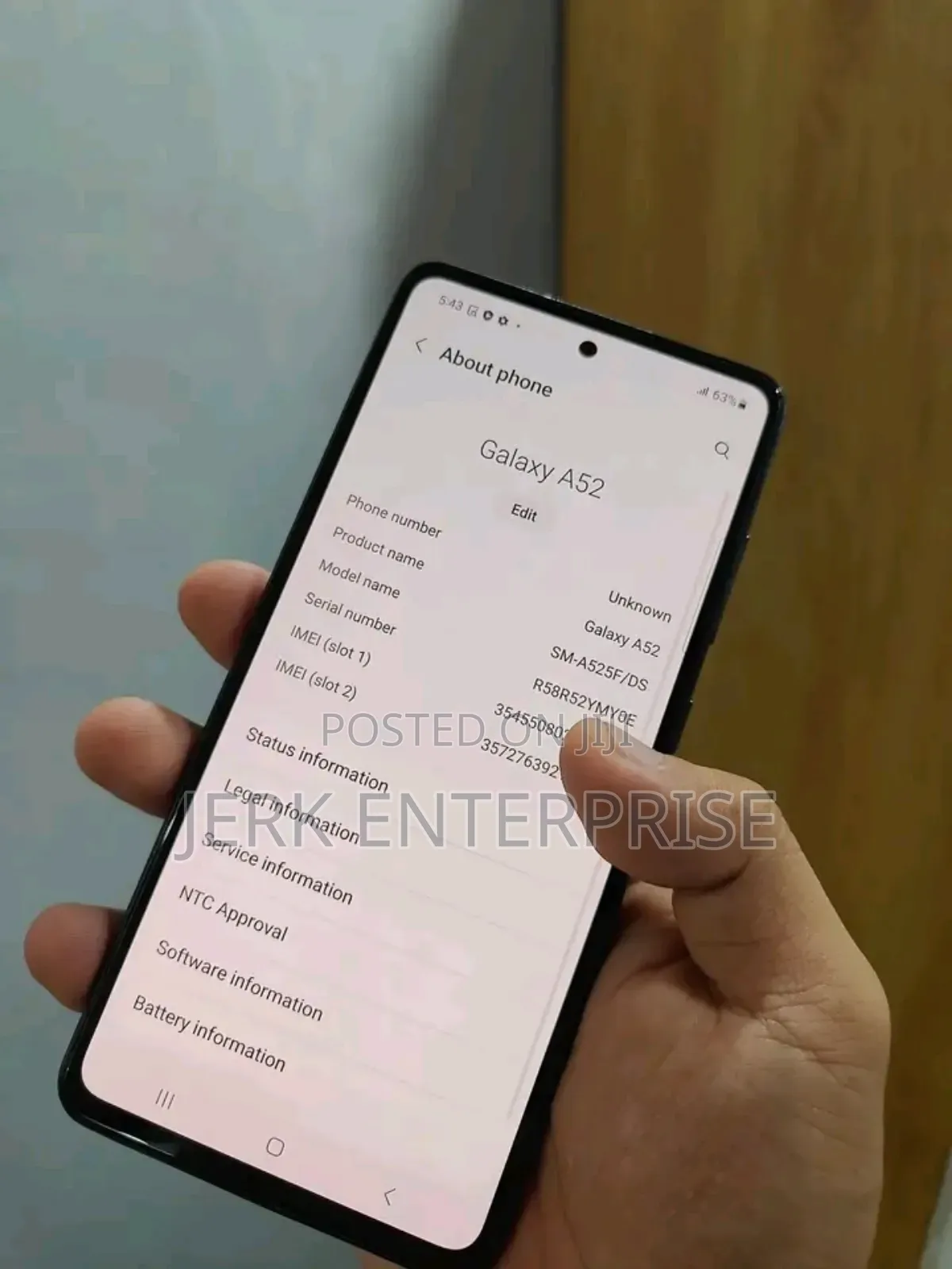 Samsung Galaxy A52 5G 256 GB Blue