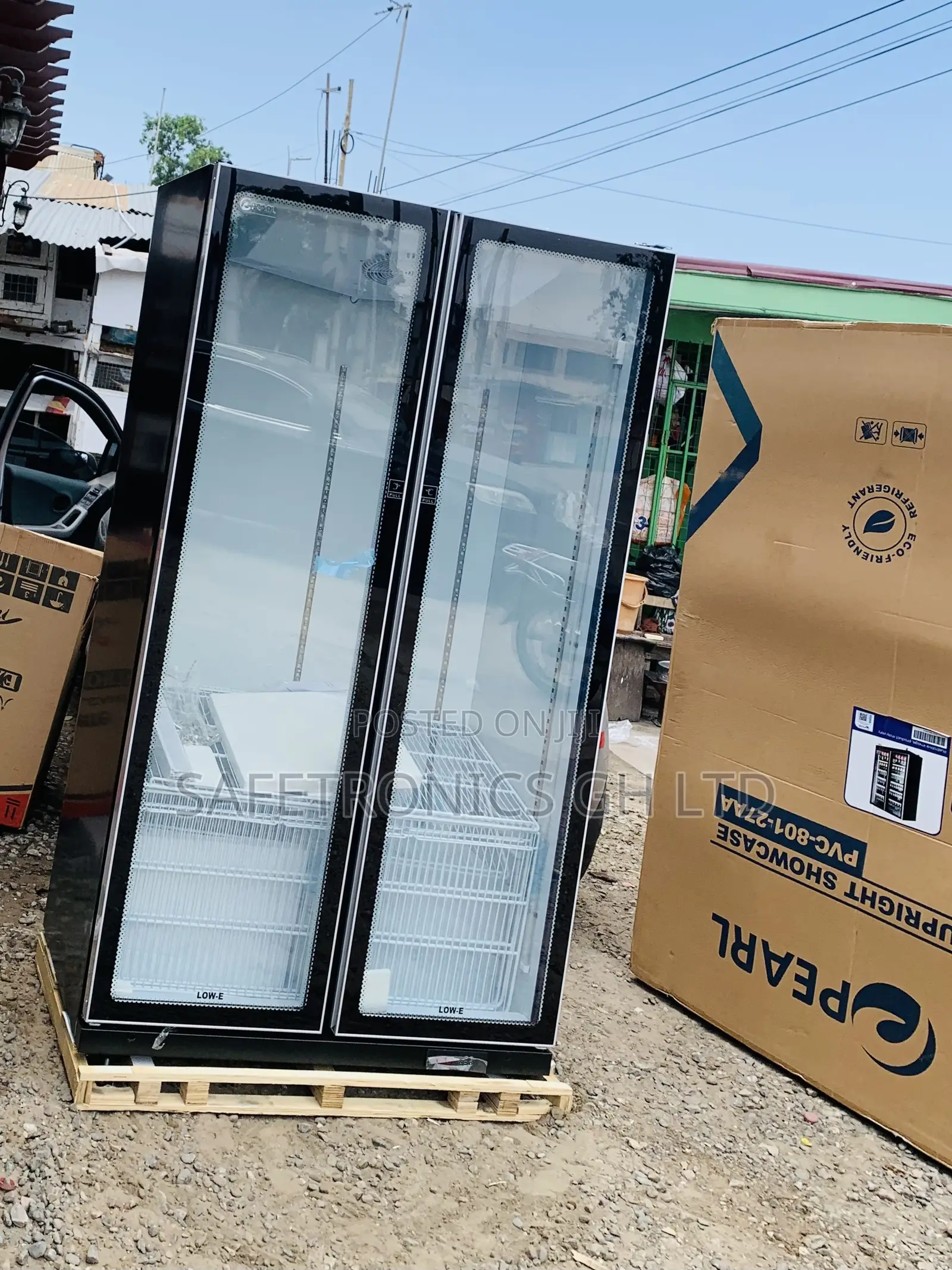 Newly Bulky Pearl 690L Glass Display Double-Door PVC-801-27AA Fridge