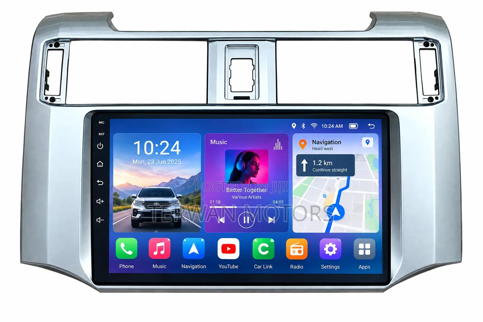 New Android Car Tape for Toyota 4Runner 2009 to 2019