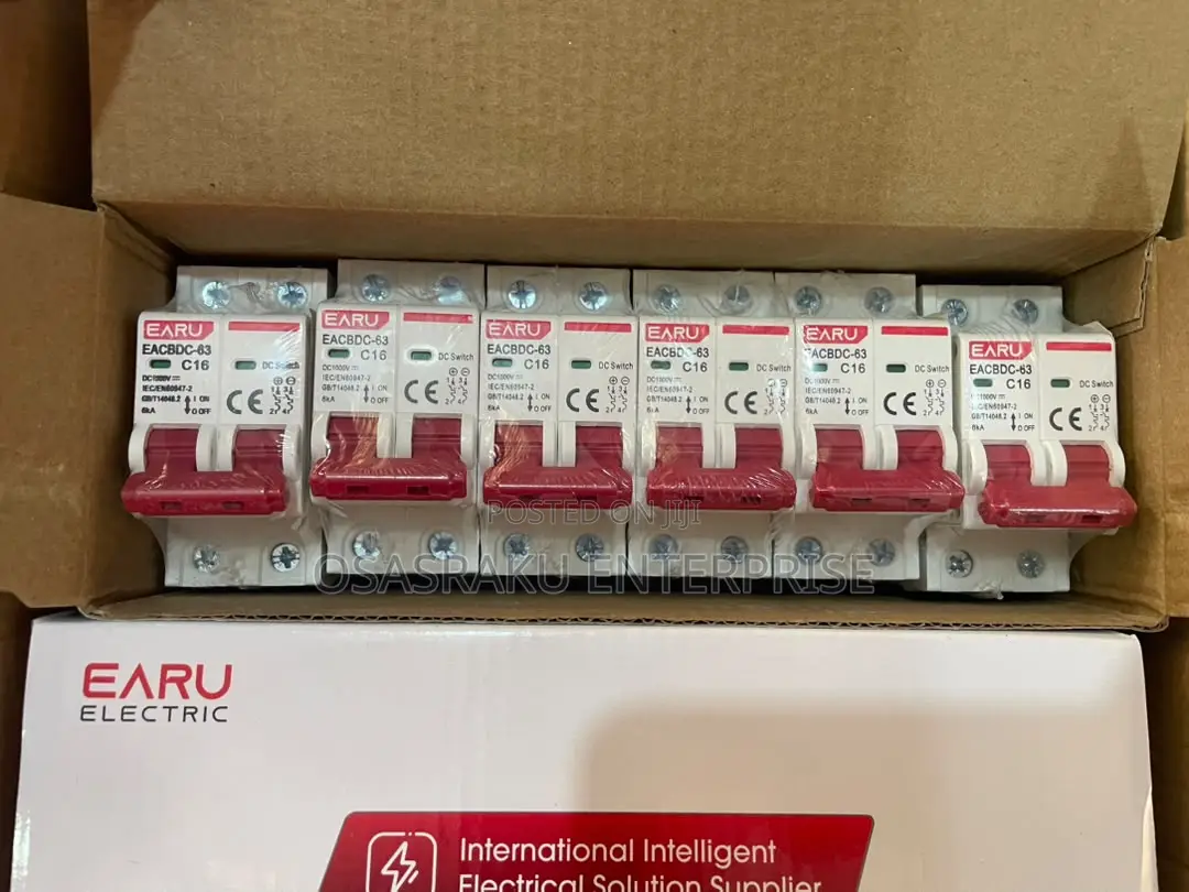 2-Pole 1000Vdc 16A MCB Solar Circuit Breaker