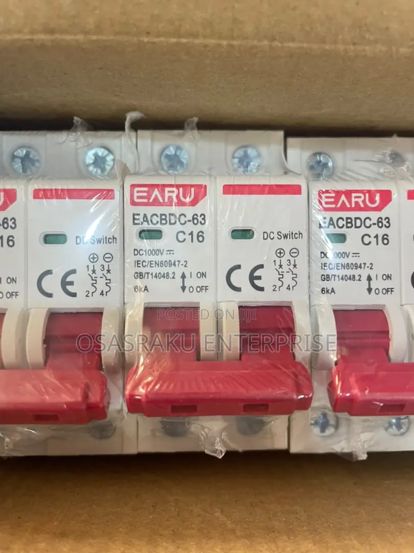 2-Pole 1000Vdc 16A MCB Solar Circuit Breaker