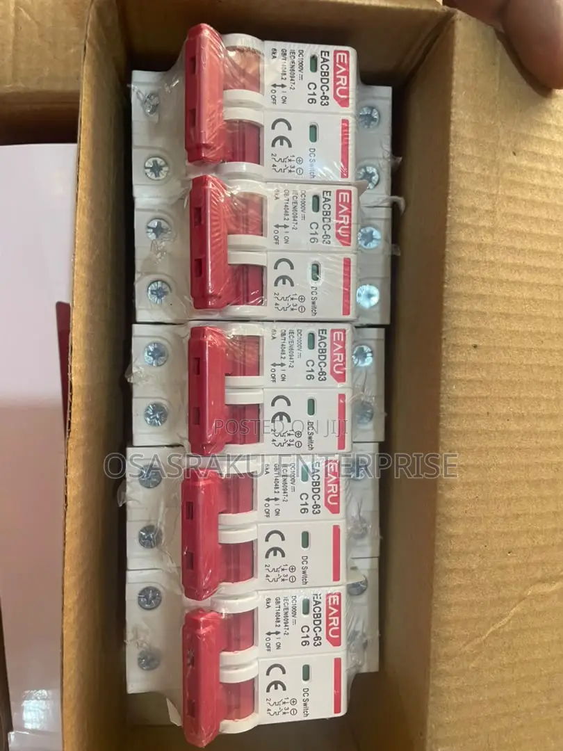 2-Pole 1000Vdc 16A MCB Solar Circuit Breaker