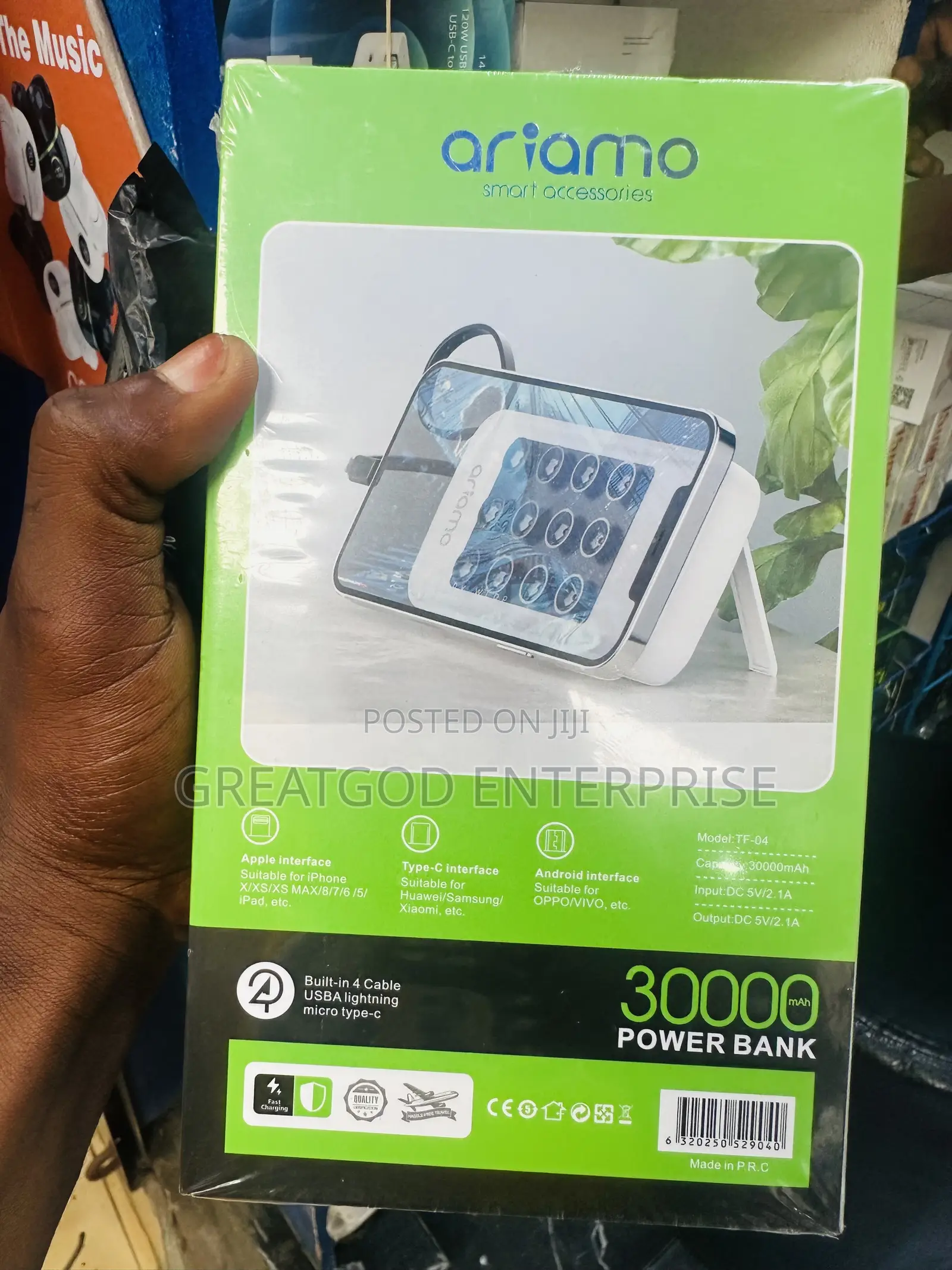 Ariamo TF-04 30000mAh Power Bank