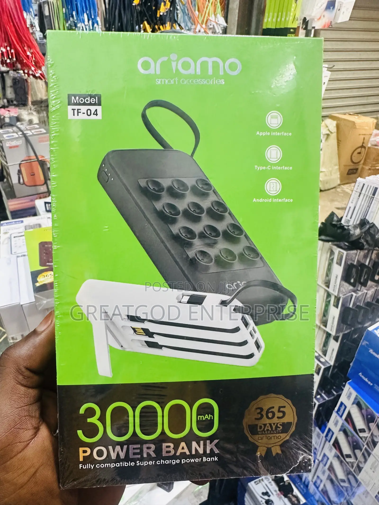 Ariamo TF-04 30000mAh Power Bank