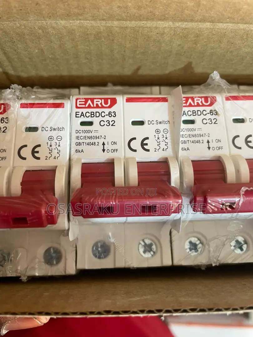 2-Pole 1000v 32A DC MCB Circuit Breaker