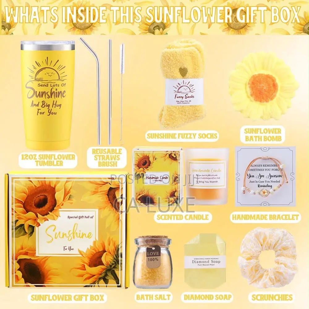 Spa Gift Set With Relaxation and Self-Care Items