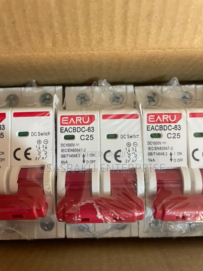 1000v 25a 2-Pole Dc MCB Circuit Breaker
