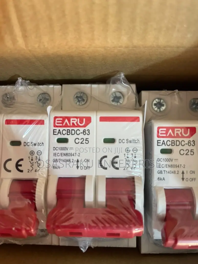 1000v 25a 2-Pole Dc MCB Circuit Breaker