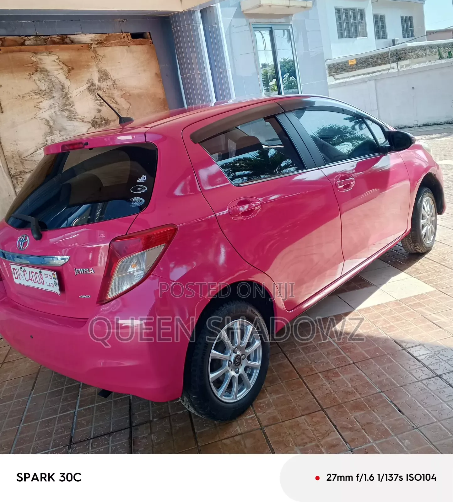 Toyota Vitz 2012 Pink