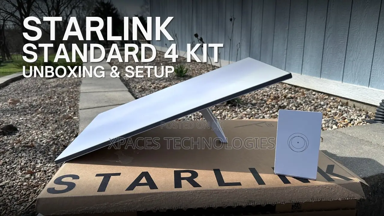 Starlink Gen3 Standard Kit Dish V4, Wi-Fi 6 Router,High Speed Internet