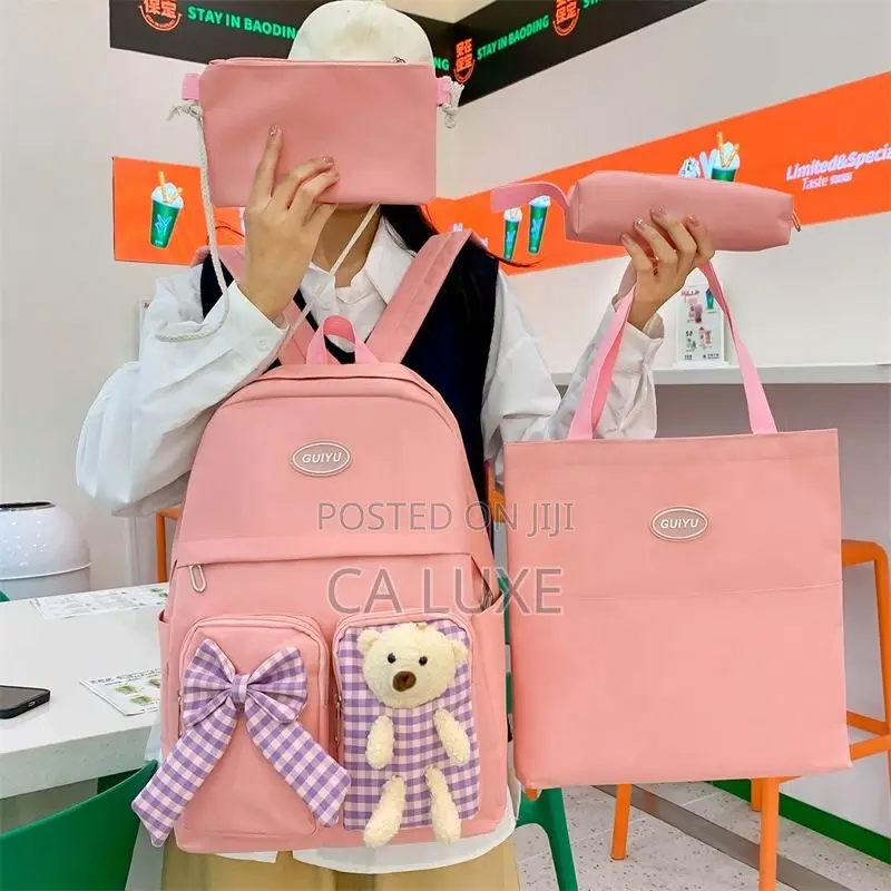 5 Set Backpack With Handbag and Pencil Case