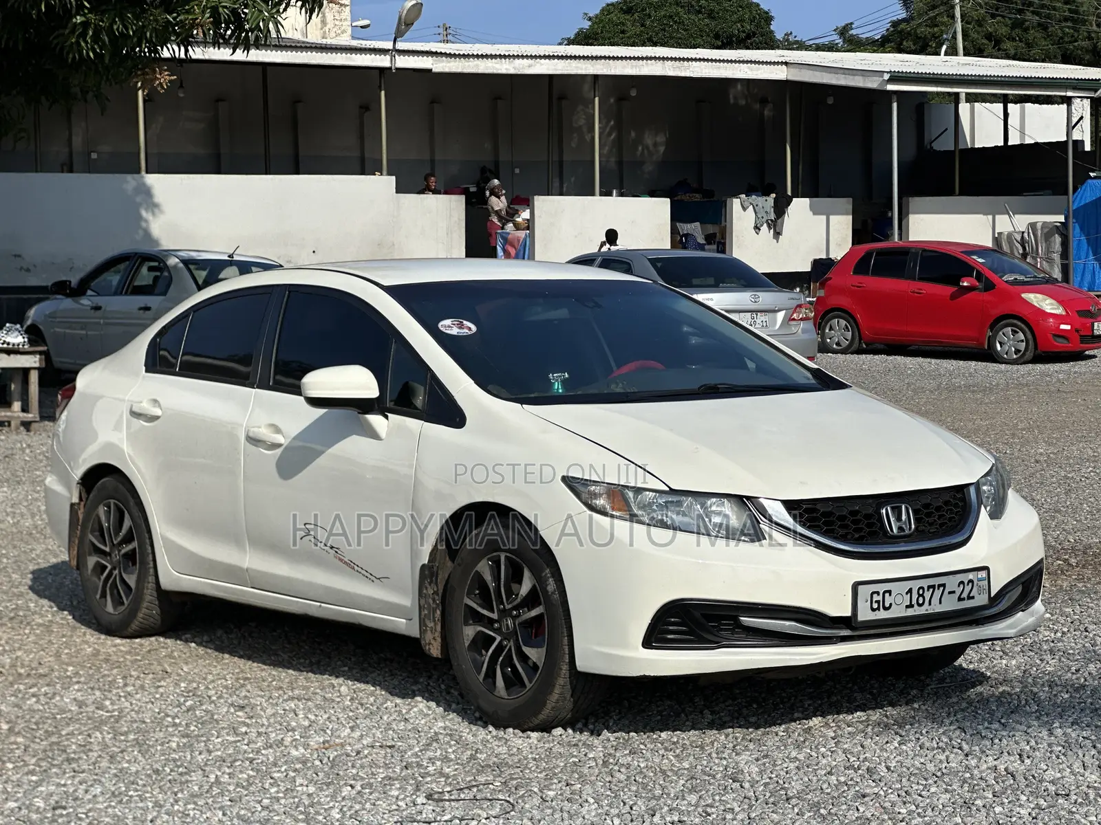 Honda Civic EX 4dr Sedan (1.8L 4cyl CVT) 2014 White