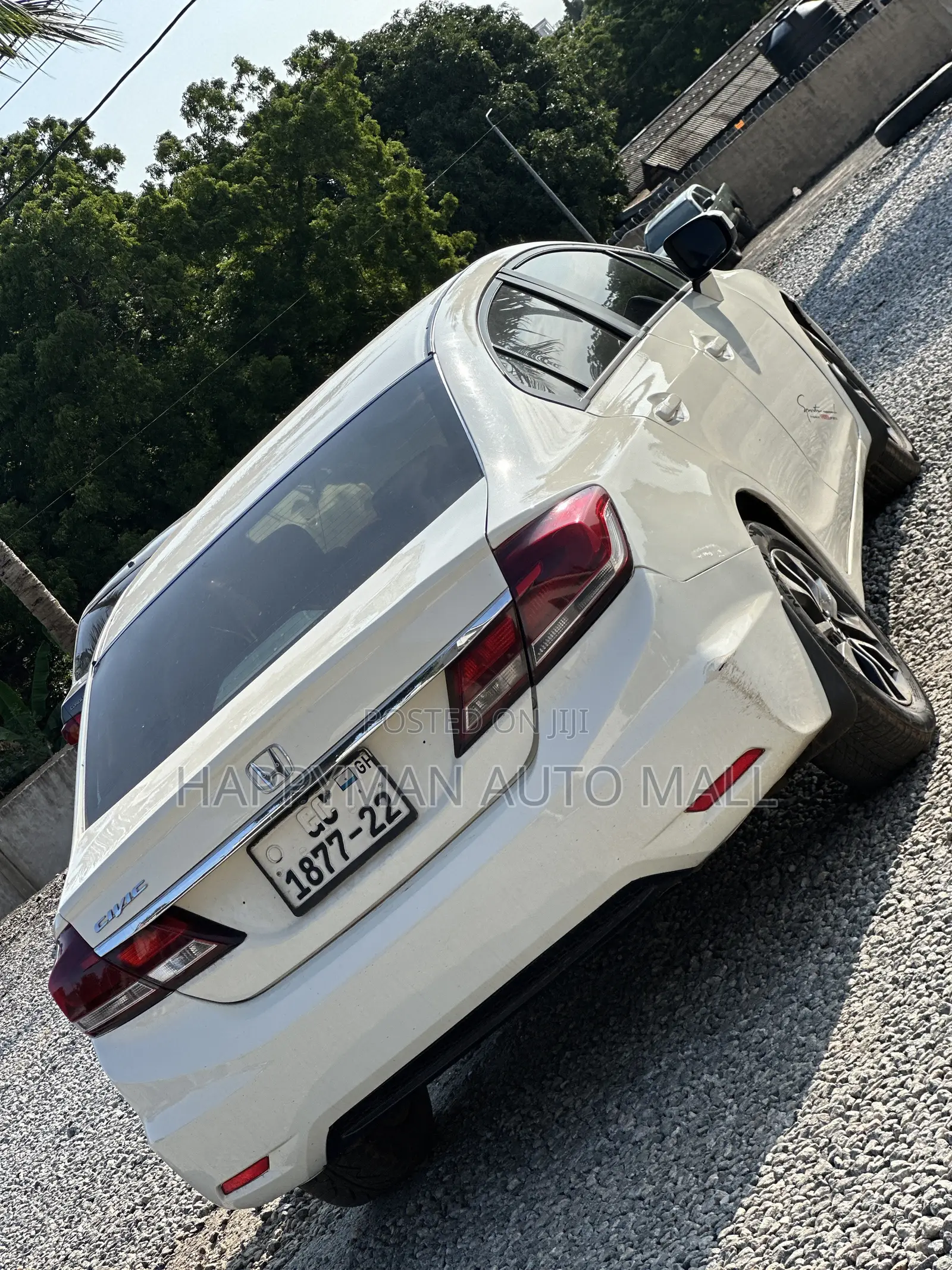 Honda Civic EX 4dr Sedan (1.8L 4cyl CVT) 2014 White