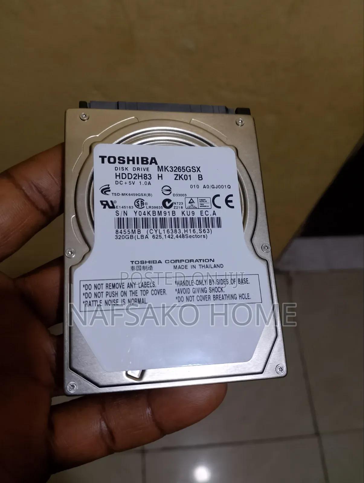 320gb Laptop Harddrive